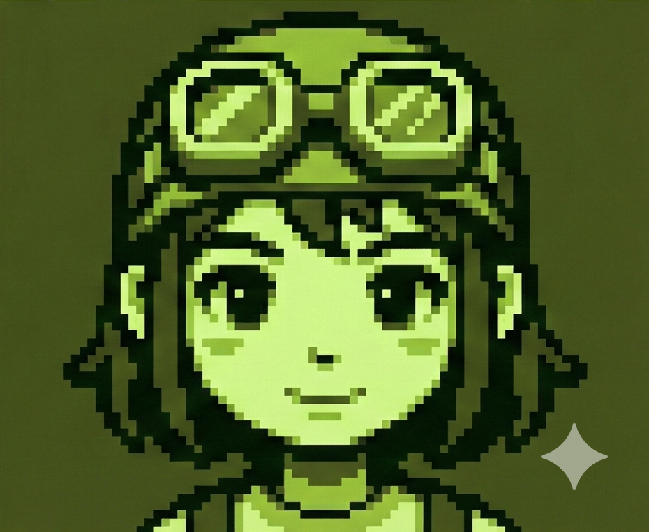 retro pixel avatar example - AI generated pixel art profile picture for Discord and gaming