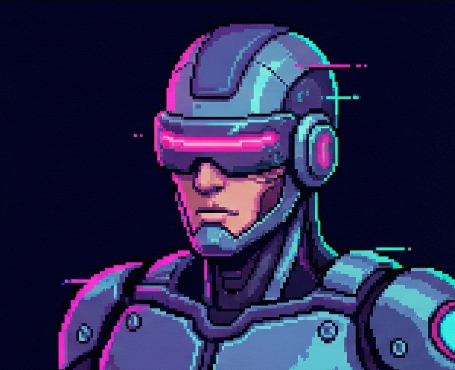 anime pixel avatar example - AI generated pixel art profile picture for Discord and gaming