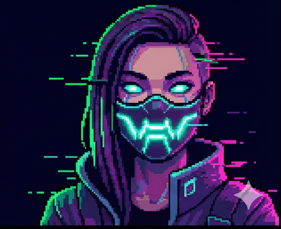 gameboy pixel avatar example - AI generated pixel art profile picture for Discord and gaming