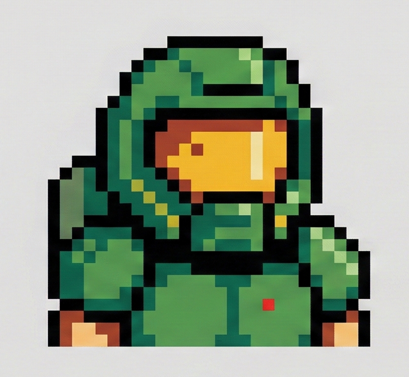 anime pixel avatar example - AI generated pixel art profile picture for Discord and gaming